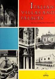 Italian villas and palaces by Georgina Masson