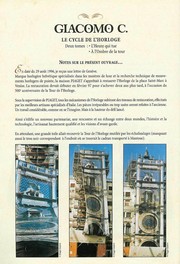 Cover of: Giacomo C., tome 10: L'ombre de la tour