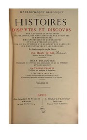 Cover of: Histoires, disputes et discours