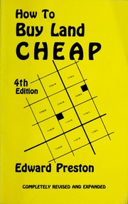 Cover of: How to Buy Land Cheap
