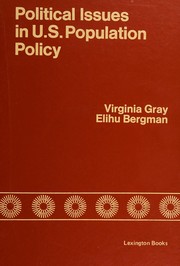 Cover of: Political issues in U.S. population policy