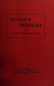 Queen's profiles by David G. Dewar