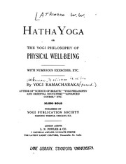 Cover of: Hatha Yoga. by William Walker Atkinson