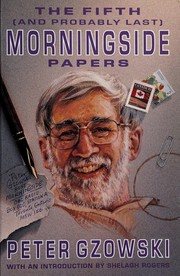 Cover of: The Fifth (and probably last) Morningside papers