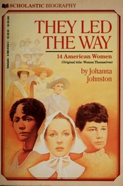 Cover of: They led the way: 14 American women