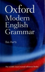 Cover of: Oxford modern English grammar