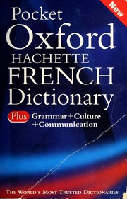 Cover of: Pocket Oxford-Hachette French dictionary