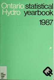 Cover of: ONTARIO HYDRO STATISTICAL YEARBOOK by ONTARIO HYDRO