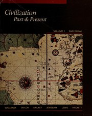 Cover of: Civilization past & present