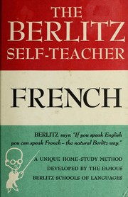Cover of: Berlitz Self Teacher: French (Berlitz Self-Teachers)