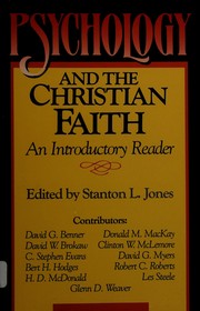 Cover of: Psychology and the Christian faith: an introductory reader