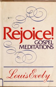 Cover of: Rejoice!: Gospel meditations.