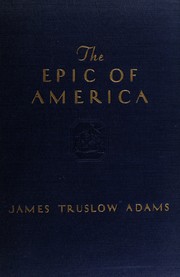 Cover of: The epic of America