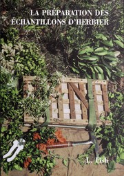 Cover of: La préparation des échantillons d'herbier