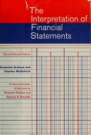 Cover of: The interpretation of financial statements