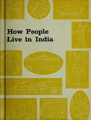 Cover of: How people live in India.