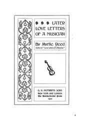 Cover of: Later love letters of a musician