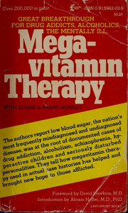 Cover of: Megavitamin therapy