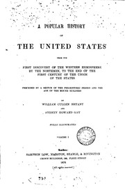Cover of: a popular history of the united states by William Cullen Bryant