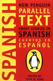 Cover of: Short Stories in Spanish: New Penguin Parallel Text (New Penguin Parallel Texts)
