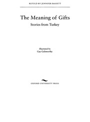 Cover of: The meaning of gifts: stories from Turkey