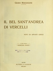 Cover of: Il bel Sant' Andrea di Vercelli: note ed appunti critici