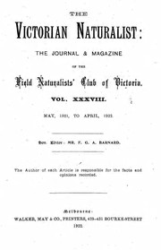 Cover of: The victorian naturalist