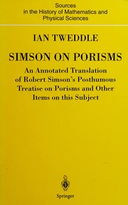 Simson on porisms by Simson, Robert