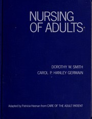 Cover of: Nursing of adults