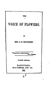 Cover of: The voice of flowers