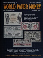 Cover of: Standard catalogue of world paper money.