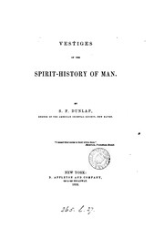 Cover of: Vestiges of the spirit-history of man