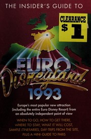 Cover of: The insider's guide to Euro Disneyland.