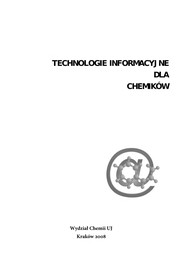 Technologie informacyjne dla chemiko w by Iwona Maciejowska