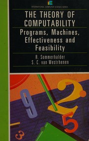 Cover of: The theory of computability by R. Sommerhalder