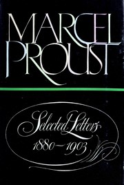 Cover of: Marcel Proust, selected letters by Marcel Proust