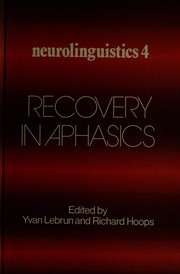 Cover of: Recovery in aphasics