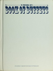 Cover of: The professional chef's book of buffets by George K. Waldner