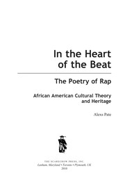 Cover of: In the heart of the beat: the poetry of rap