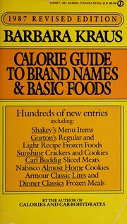 Cover of: Barbara Kraus' Calorie Guide To Brand Names and Basic Foods1987