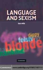 Cover of: Language and sexism