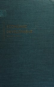 Cover of: Economic development by Benjamin Howard Higgins