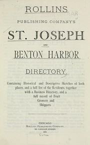 Polk Benton Harbor-St. Joseph, Michigan city directory