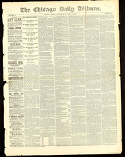 Cover of: The Chicago daily tribune: October 16, 1874 : [excerpt]