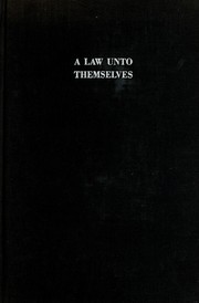 Cover of: A Law unto themselves: twelve portraits