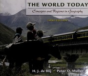 Cover of: The world today: concepts and regions in geography
