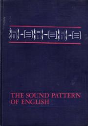 Sound Pattern of English (Study in Language)