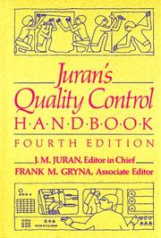 Quality-control handbook