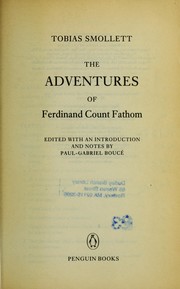 The adventures of Ferdinand Count Fathom