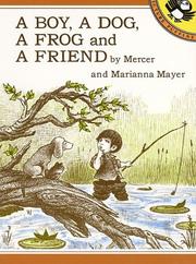 A boy, a dog, a frog and a friend